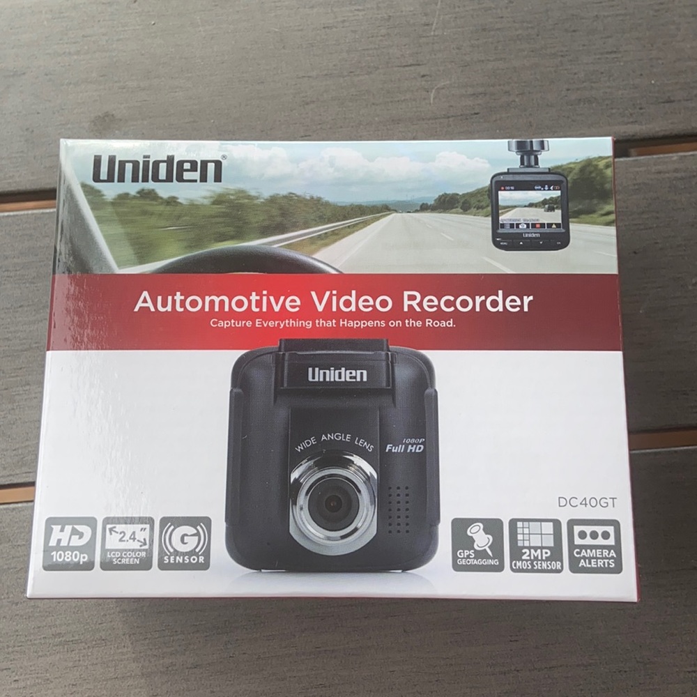 Uniden dash cam, Car Video Recorder